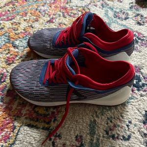 Reebok Red and Blue Athletic Shoes